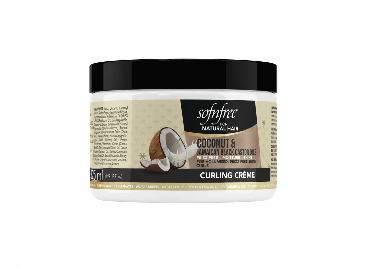 Sofn'free Coconut & Jamaican Black Castor Oil Curling Cream 325ml
